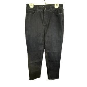 Crof & Barrow Size 8 Blue denim Jeans stretch dark wash excellent